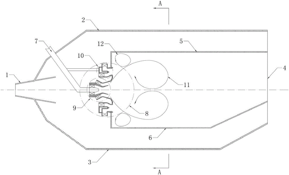 Classified combustion chamber adopting multi-point injection combustion stabilization classes for improving combustion stability