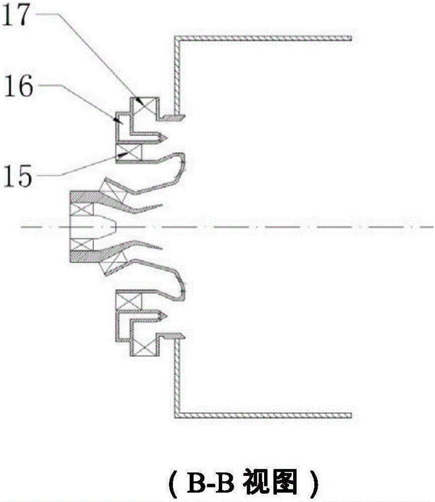 Classified combustion chamber adopting multi-point injection combustion stabilization classes for improving combustion stability