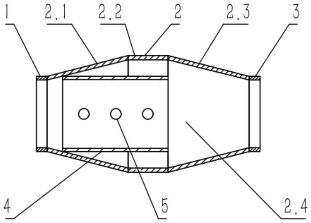 An exhaust muffler for a screw unit