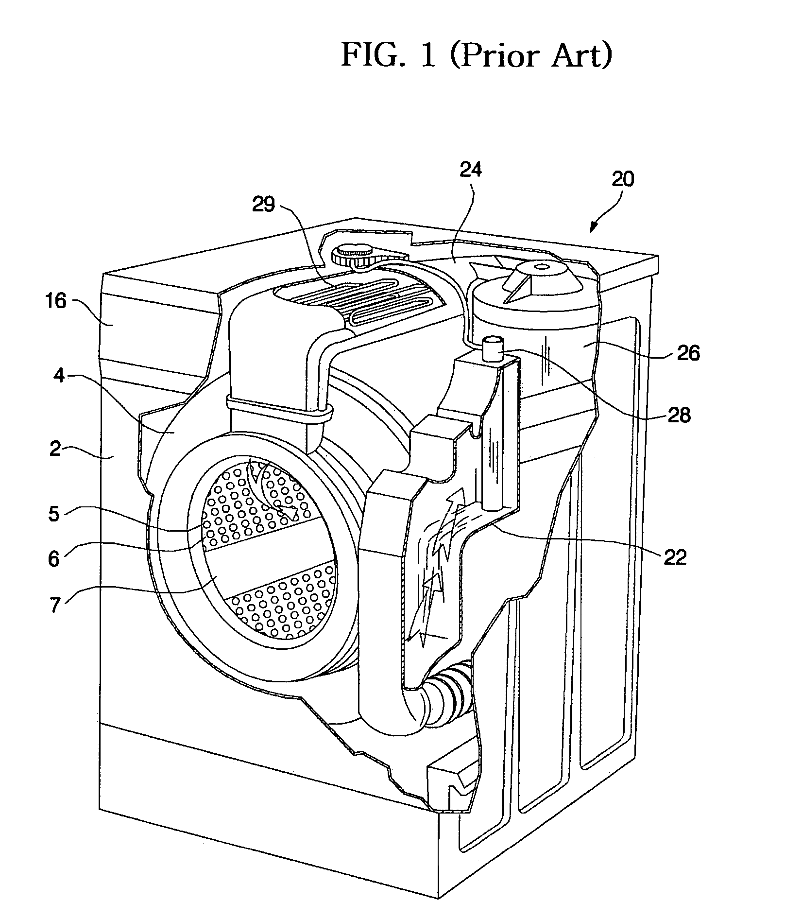 Drying unit for washing machines