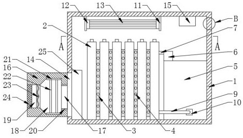 A lithium battery heat dissipation and heat preservation system