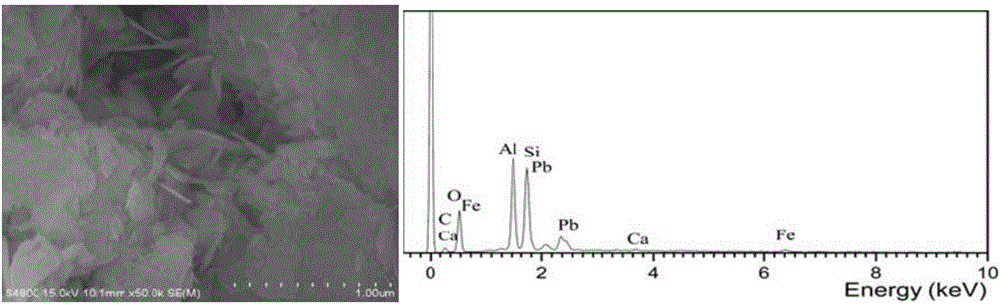 Preparation method and application of cow dung biological carbon