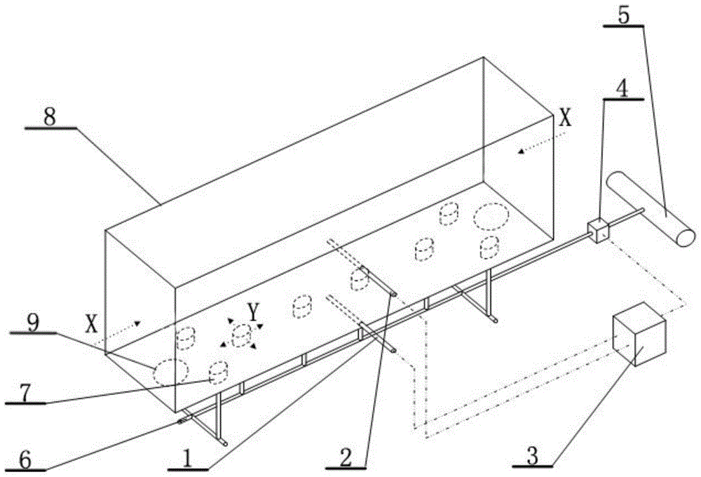 Soot blowing method and device for W flame boiler air chamber