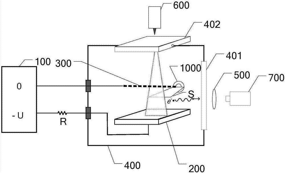 Device for monitoring Hall effect thruster plume region product components