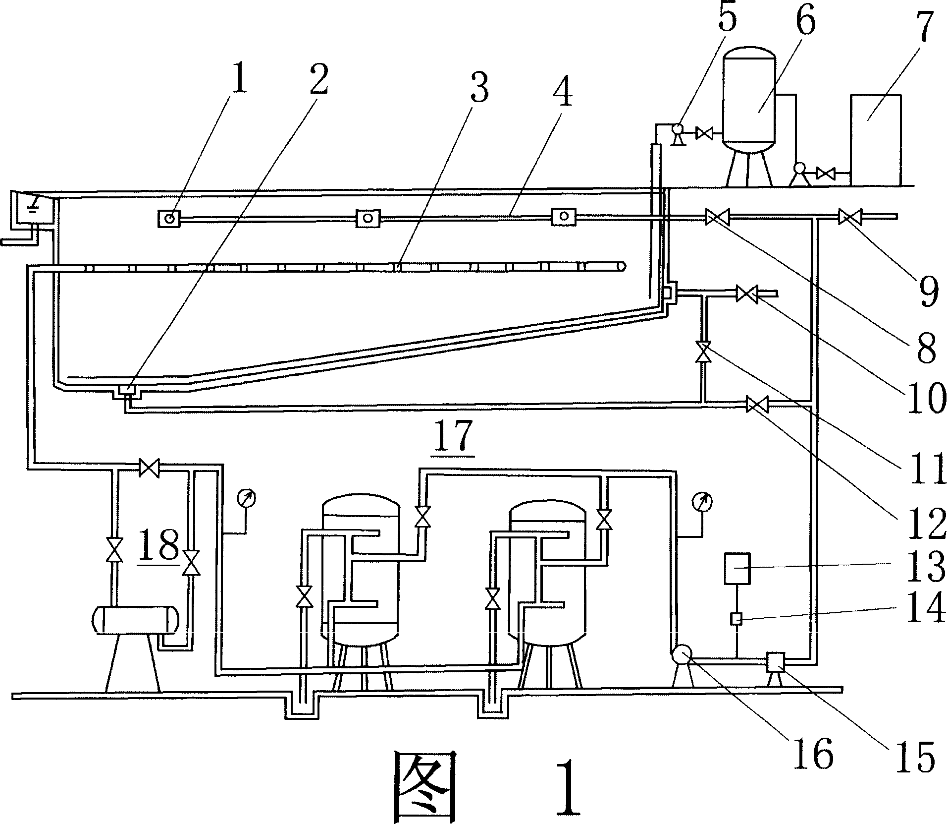 Water treatment filtration and disinfection circulating system