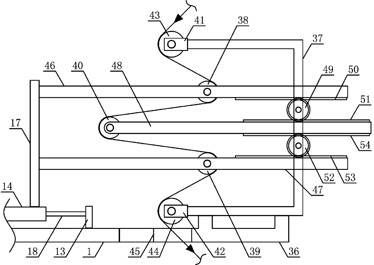 Fixed-range pulling device for textile yarns