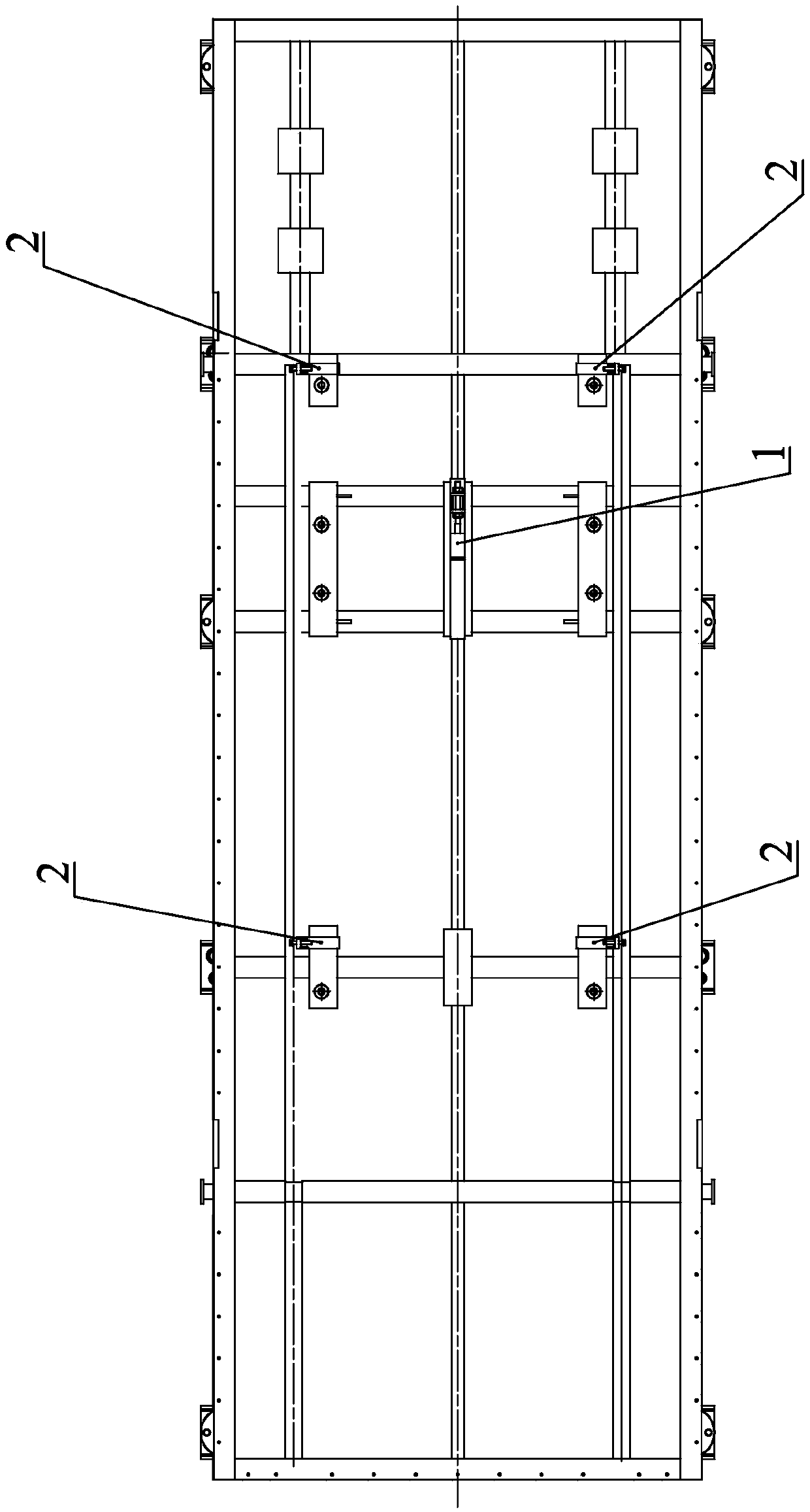 Axial and lateral bidirectional simple centering equipment of gas turbine