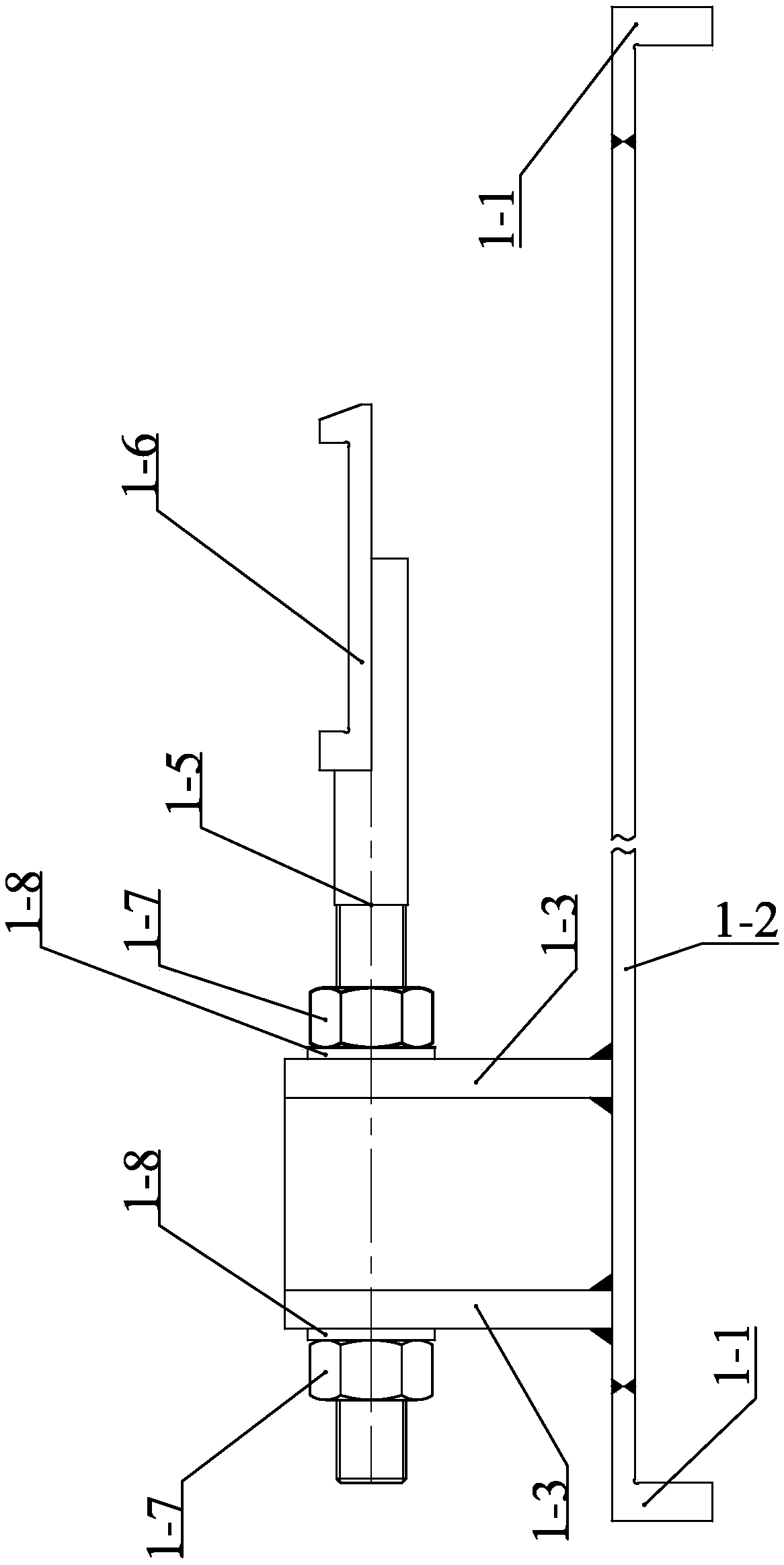 Axial and lateral bidirectional simple centering equipment of gas turbine