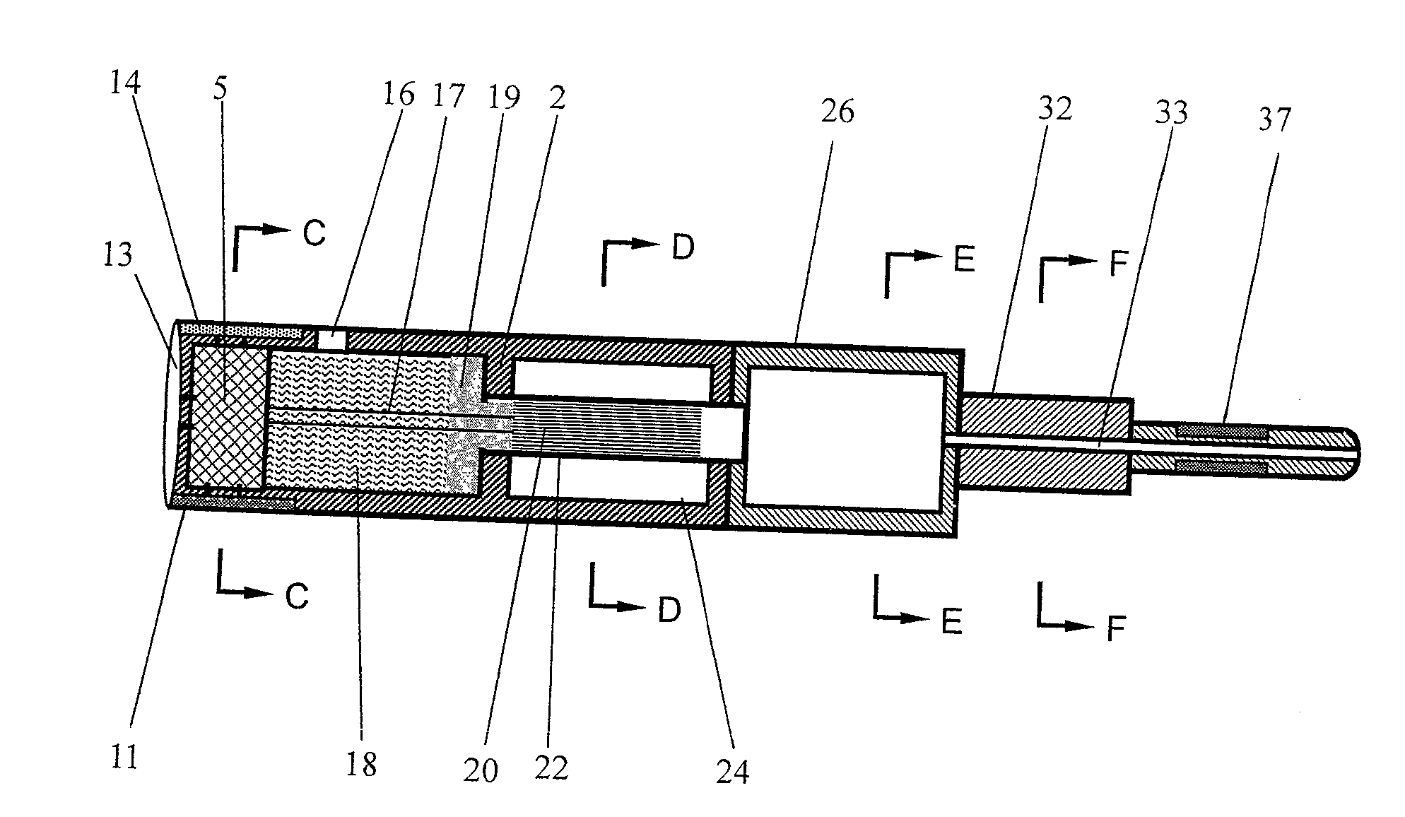 Electronic cigarette having nanometer sized hyperfine space warming atomizing functions