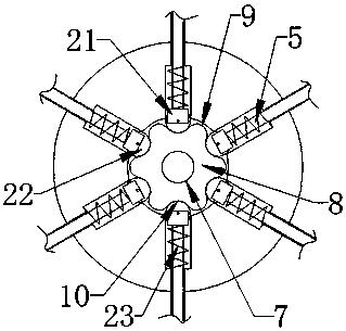 Power cable taking-up and paying-off machine