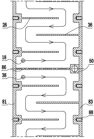 Magnesium alloy cage type motor union spring oscillation damping rinsing apparatus