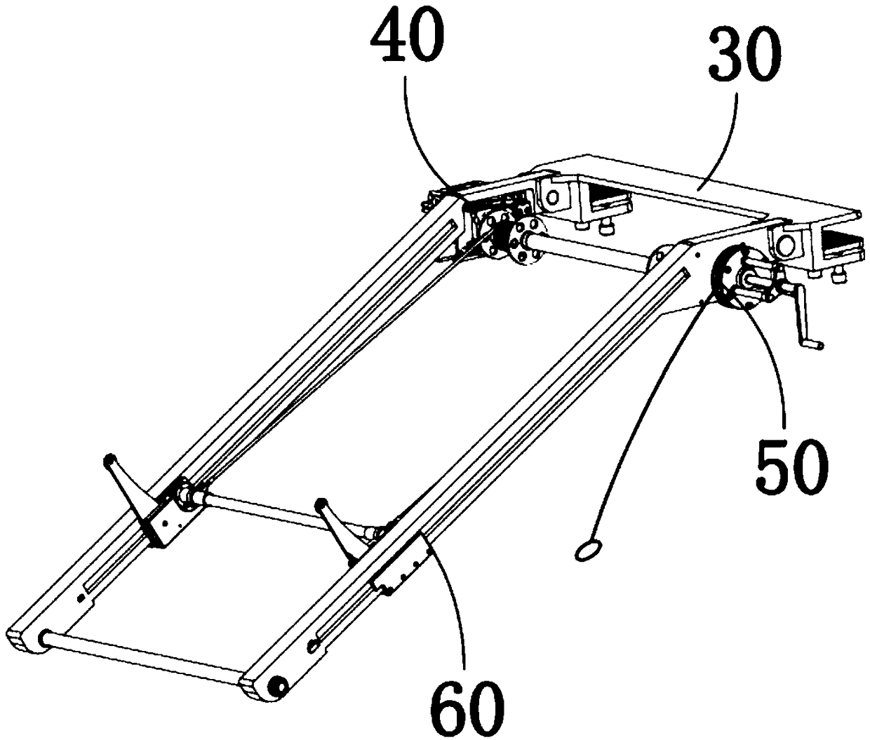 Safe slow descent control and loading method applied to cement pipeline