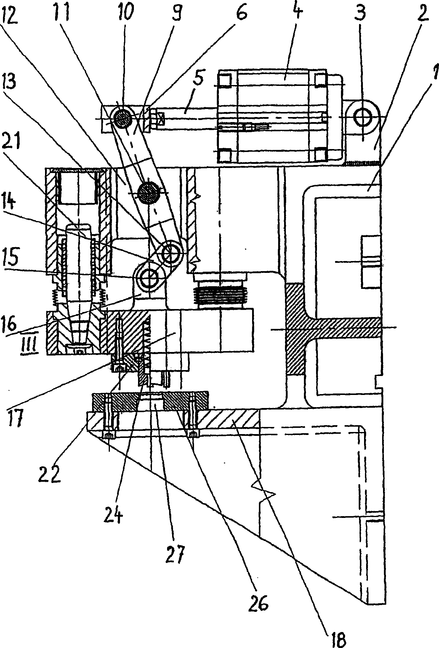 Device for punching, stamping and/or shaping flat elements