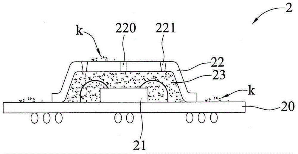 Semiconductor package structure and its heat sink