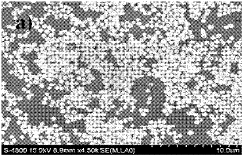 Method for preparing nano/micron gold hierarchical structure material