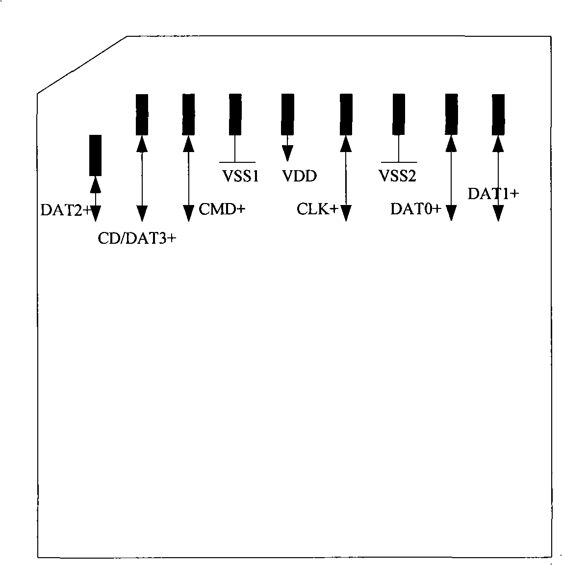 Flash memory card and its card-reading apparatus socket and data-transmission method