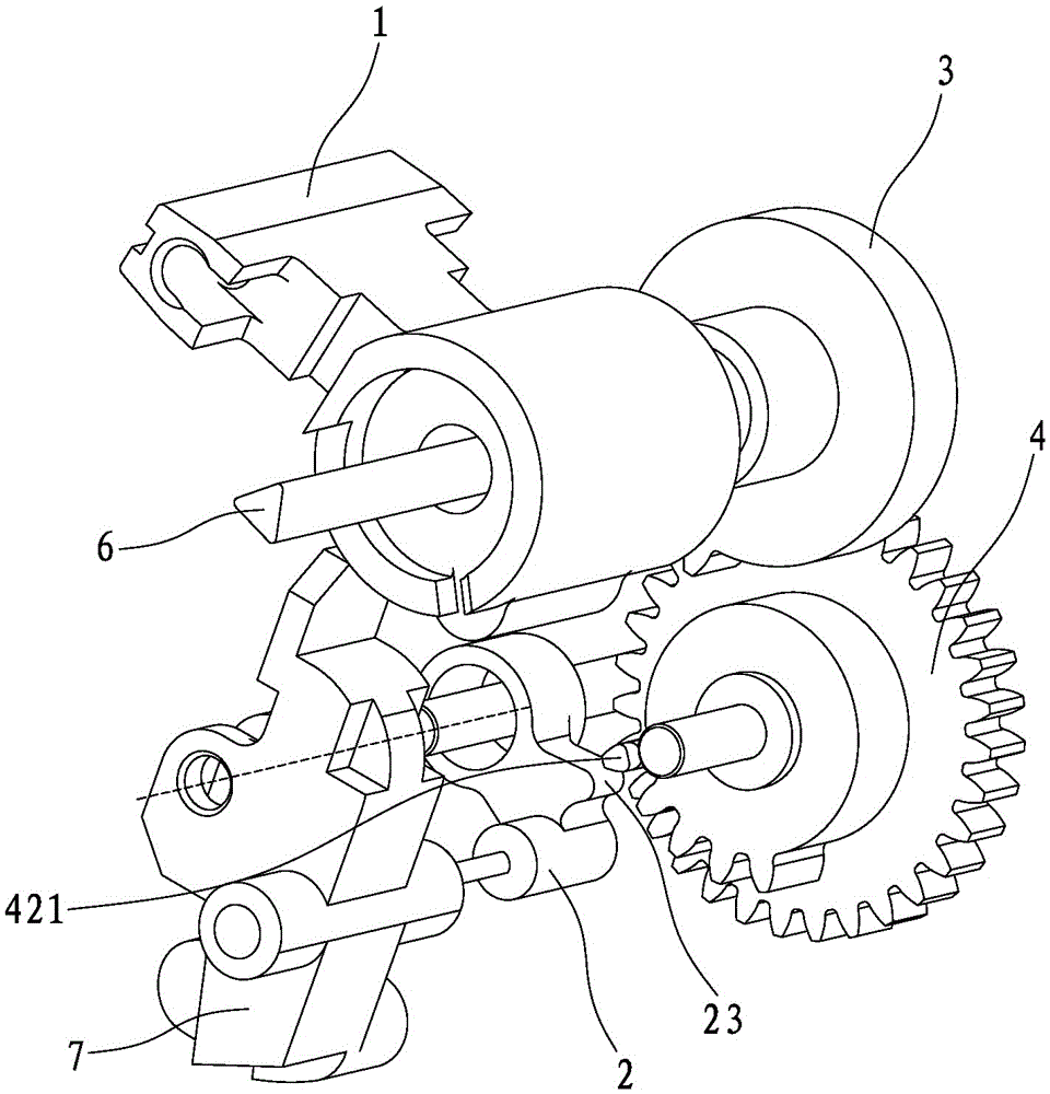 Operation module for small-sized air switch