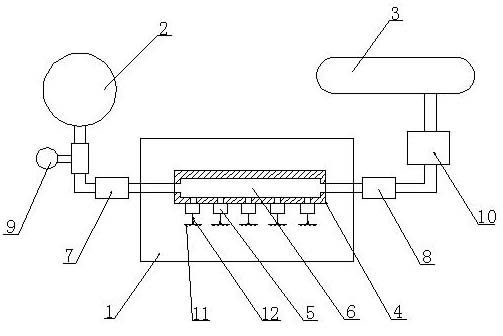 Constant-temperature and constant-pressure inflation method and device of diaphragm capsule for temperature controller