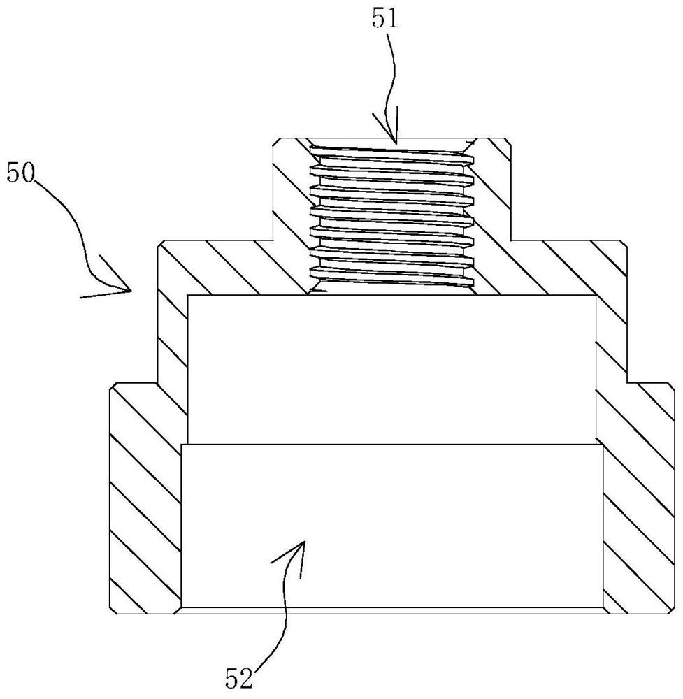 Axial feed mechanism of perforating machine