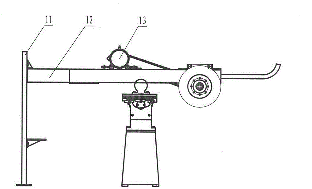 Dynamic balance device for blind hole part processing of slurry pump