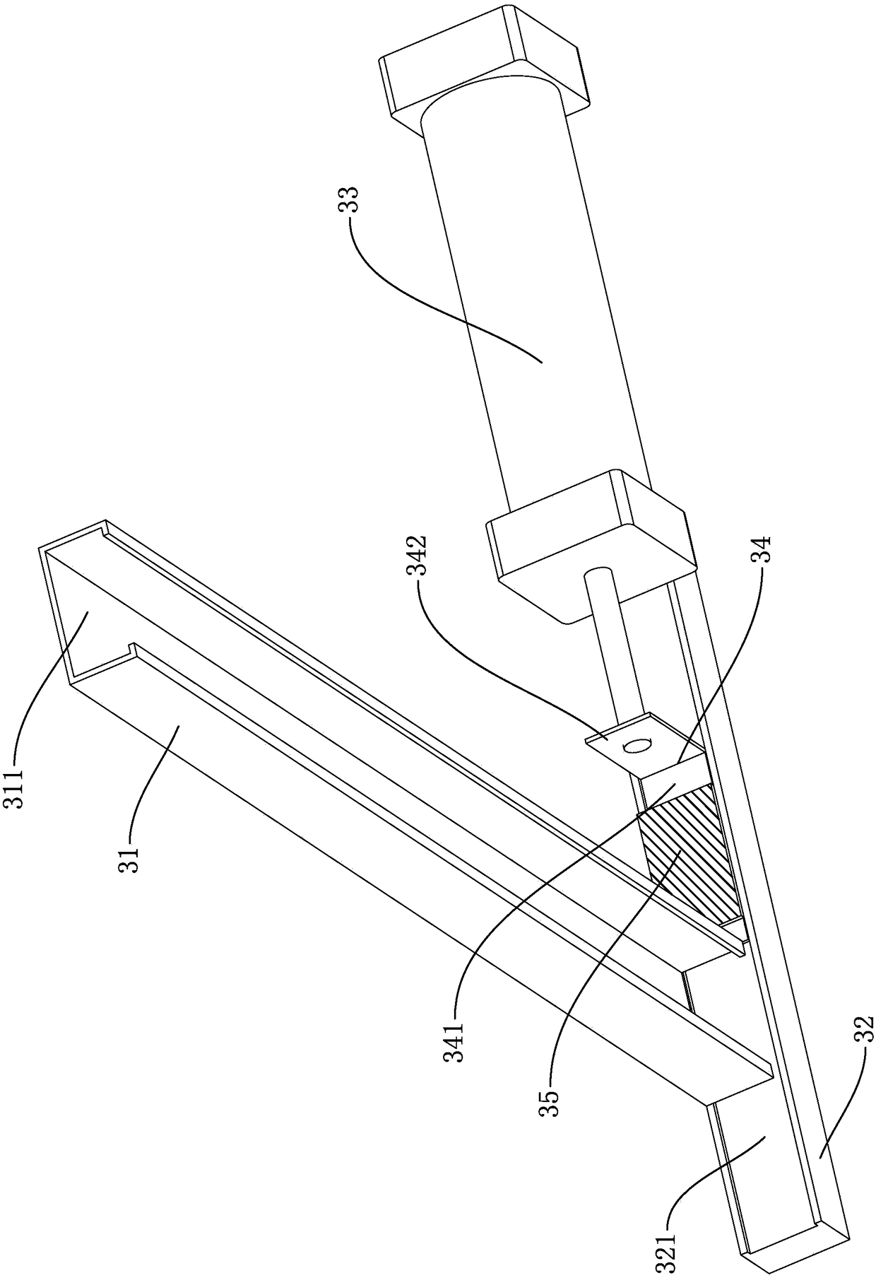 Tooth opener for hair cutting scissors head production