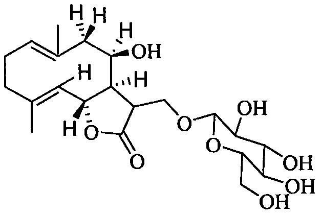 Standard extract in Inula salsoloides and analytical method and application thereof