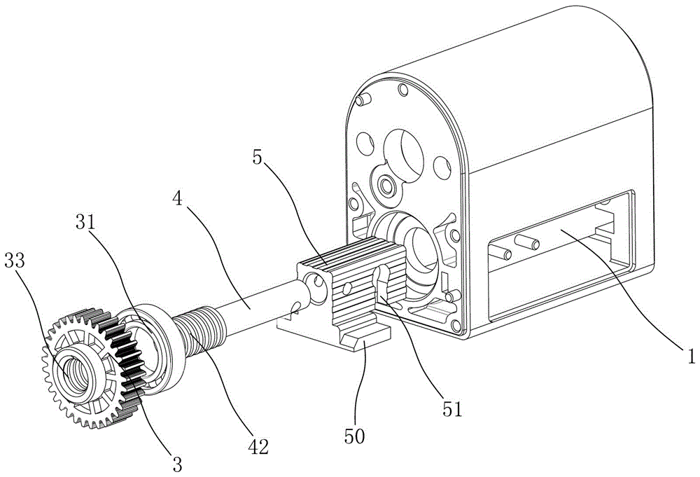 Electric pull lock of automobile tail door