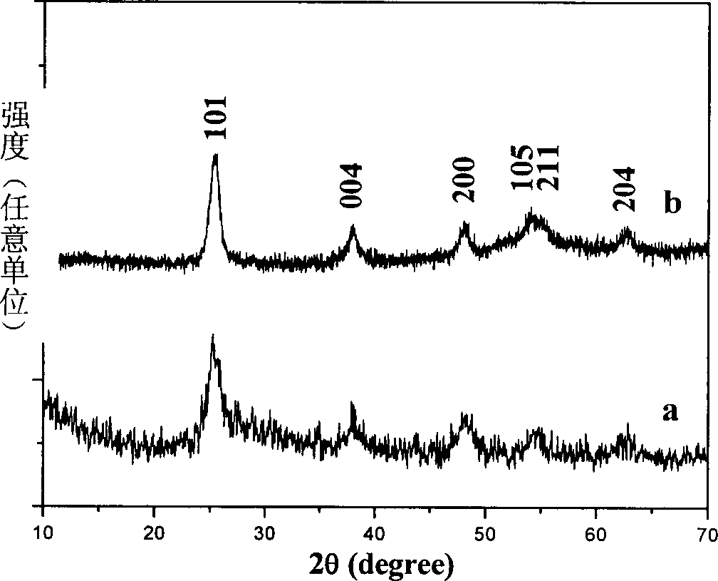 Synthesis of TiO2 nanometer particles and bars