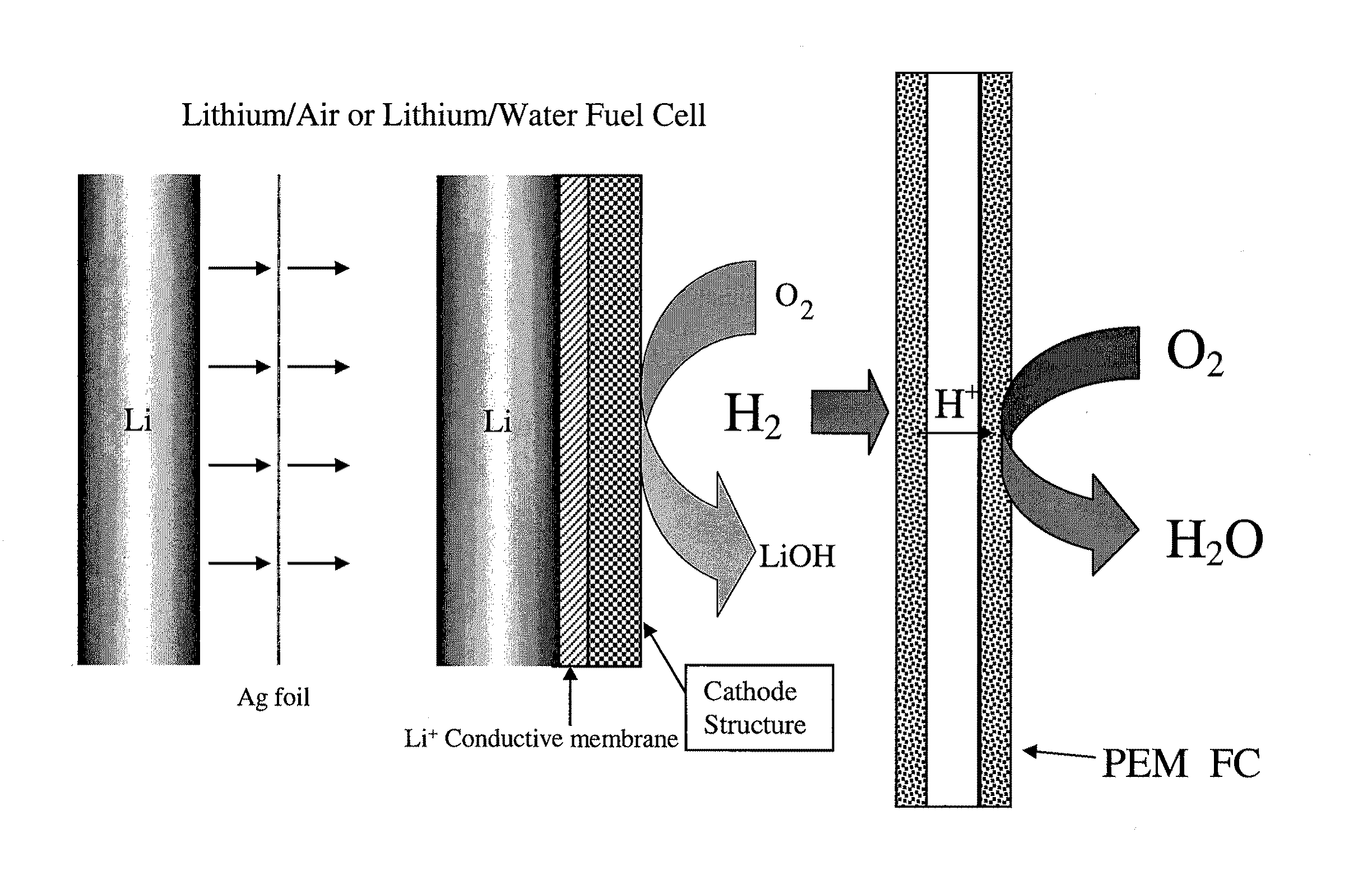 Active metal fuel cells