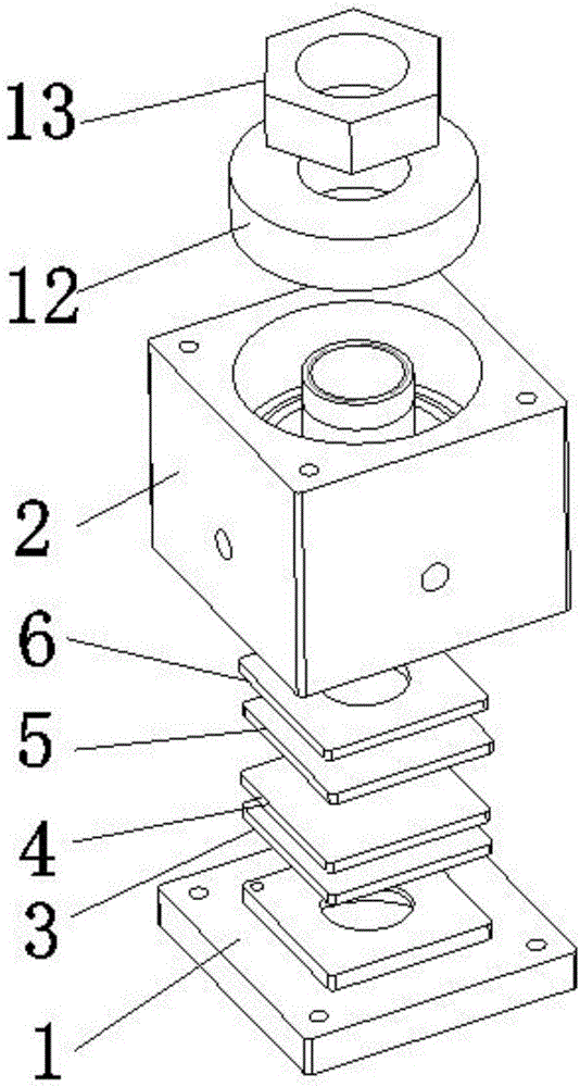 Circulating water bath high-temperature micro etching visualization clamping model and use method thereof