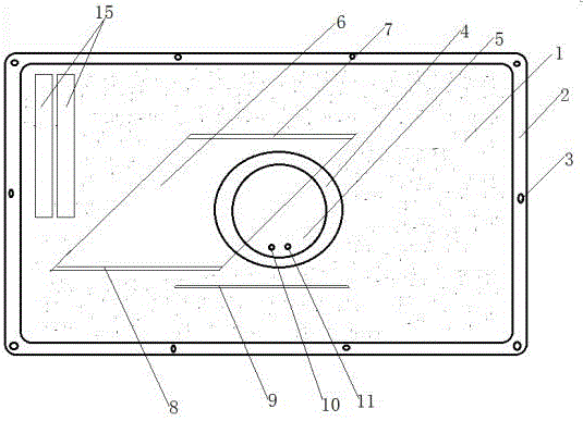 Transparent dressing with air inflation and wound compression function