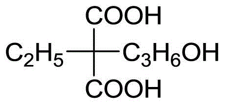 Method for preparing vinpocetine intermediate gamma-hydroxypropyl-ethylmalonic acid