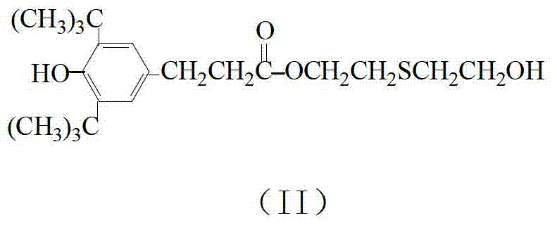 A kind of preparation method of thiophenol compound antioxidant product