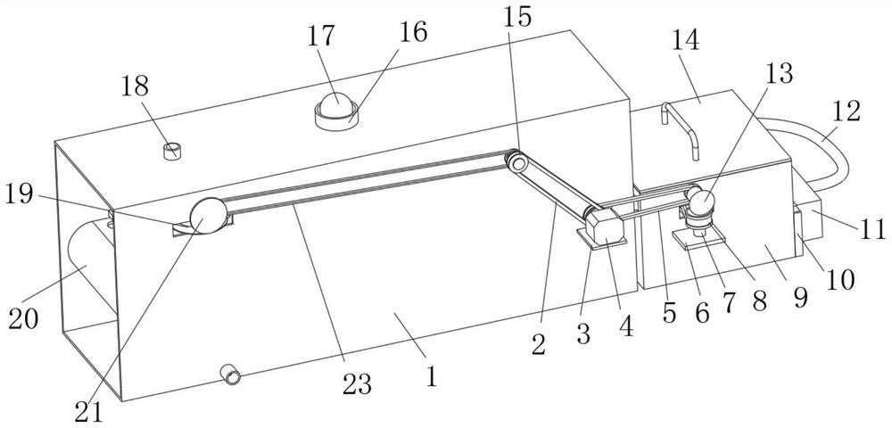 Traditional Chinese medicine processing device capable of being fully cleaned