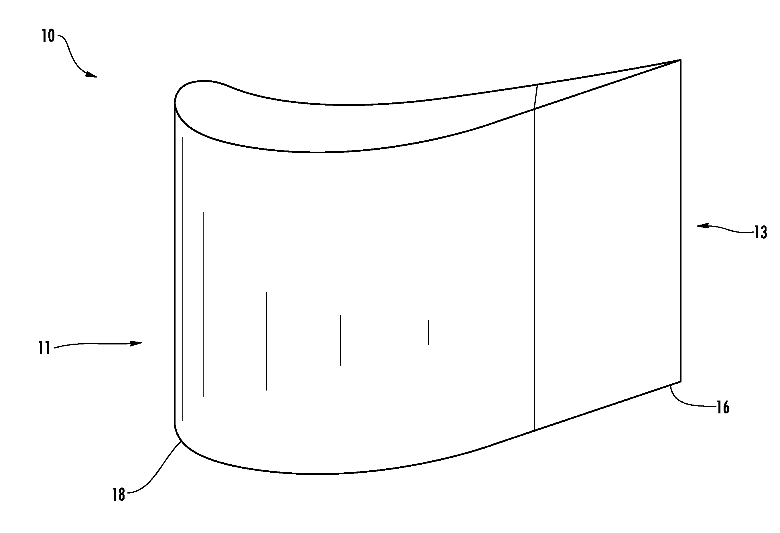 Turbine component casting core with high resolution region