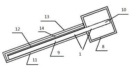 Solar water heater with heat collecting pipe including internal fins