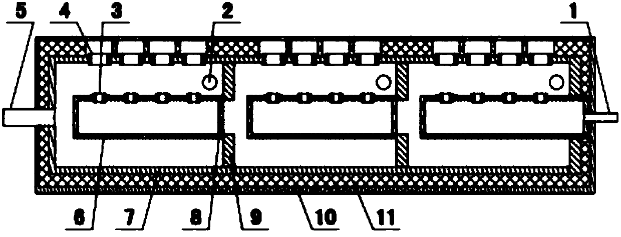 Solar heat collecting pipe water inlet and outlet mechanism