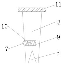 Drill bit connecting structure of fixed-handle drill