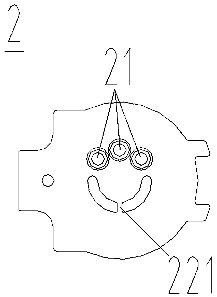 Compressor gas valve set, compressor and refrigerator