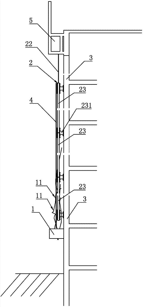 Wall surface greening device