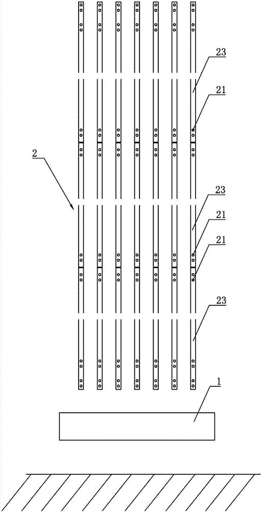 Wall surface greening device