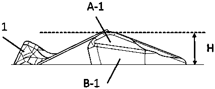 Gasoline engine combustion chamber and automobile