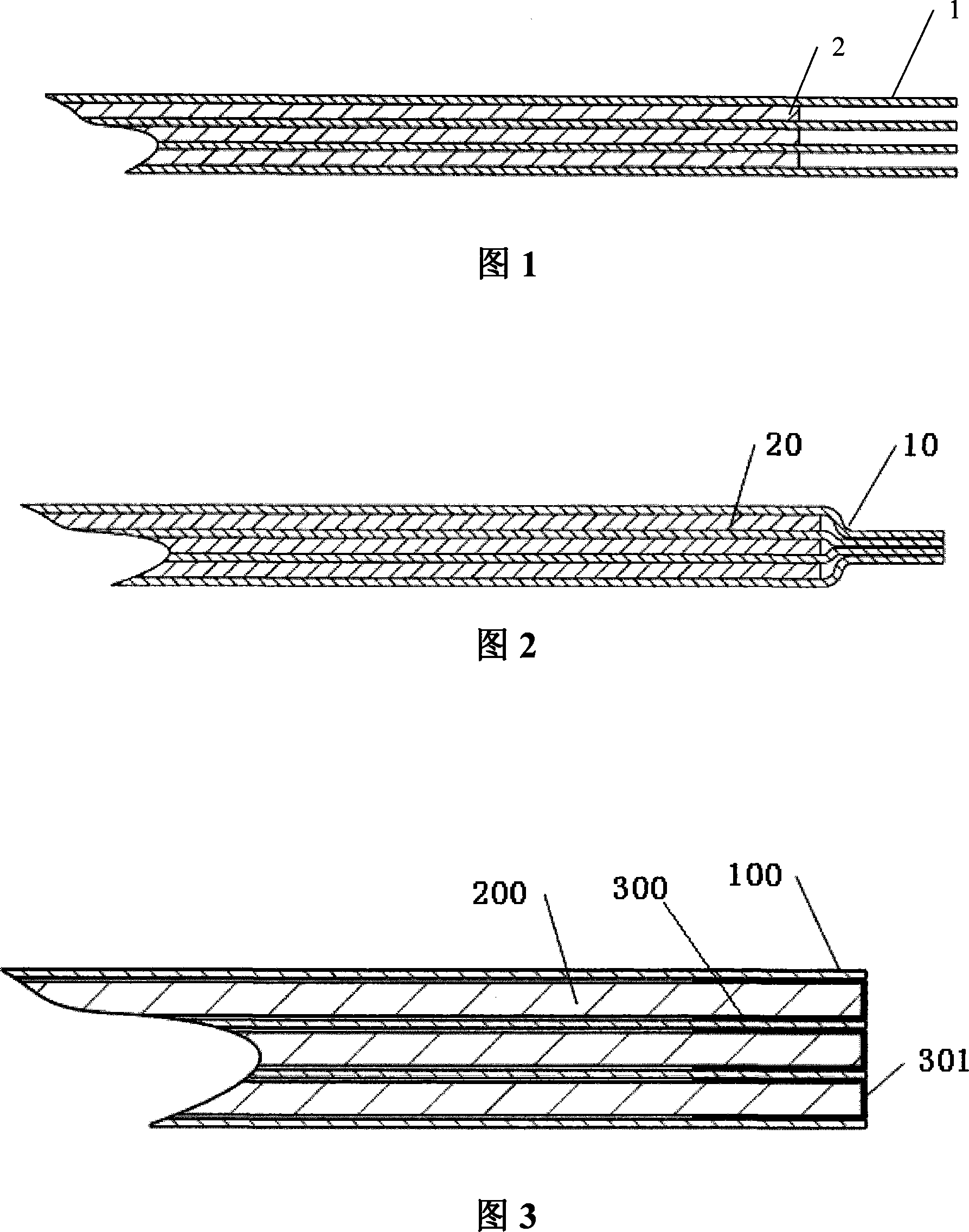 Stack bus bar edge structure