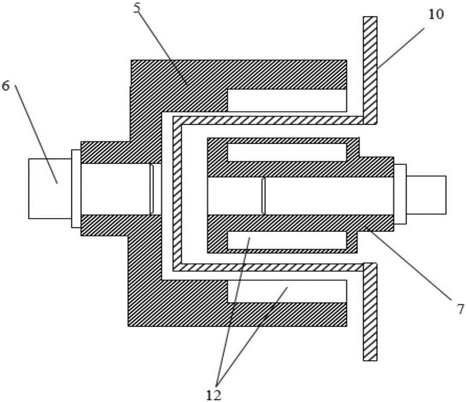 Method applying wireless electric power transmission and magnetic force transmission on superconductive motor