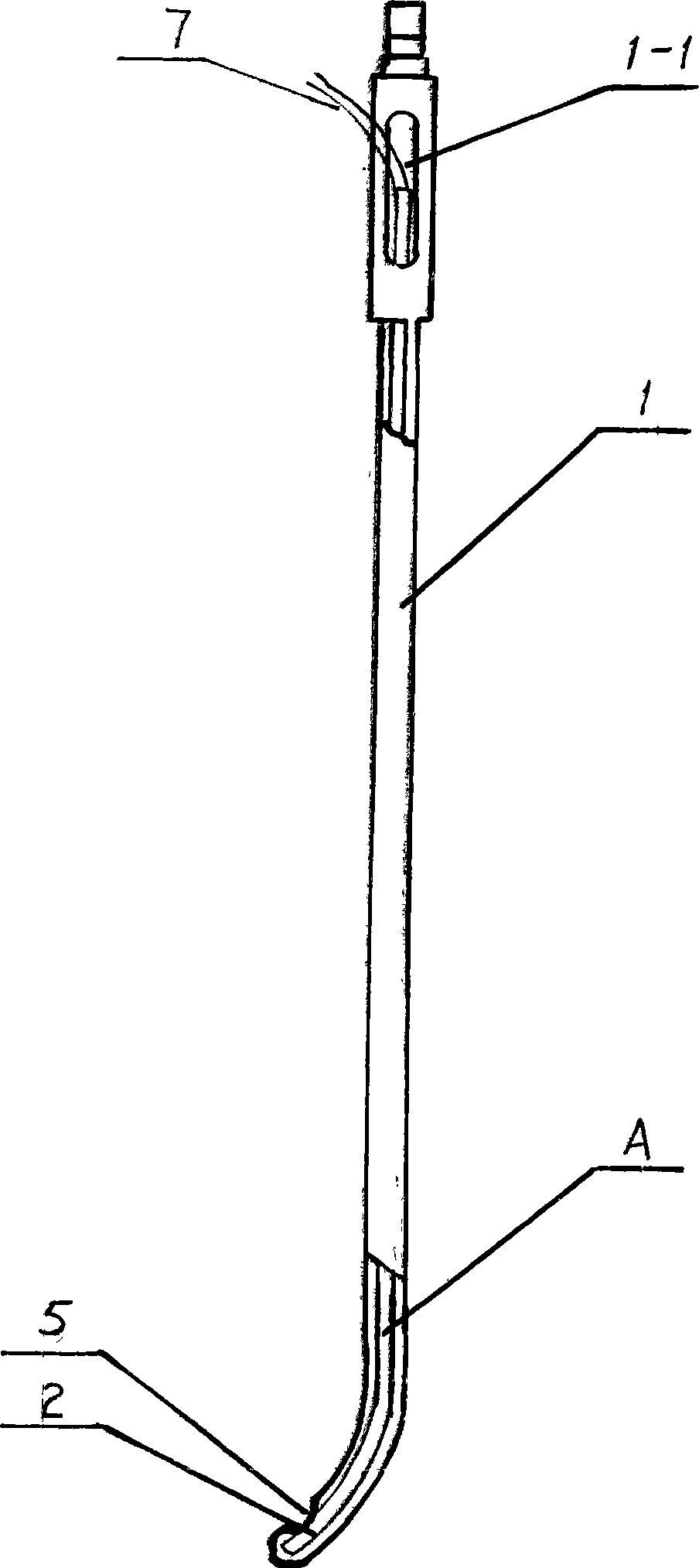 Disposable uterine cavity and vagina visual combination probe