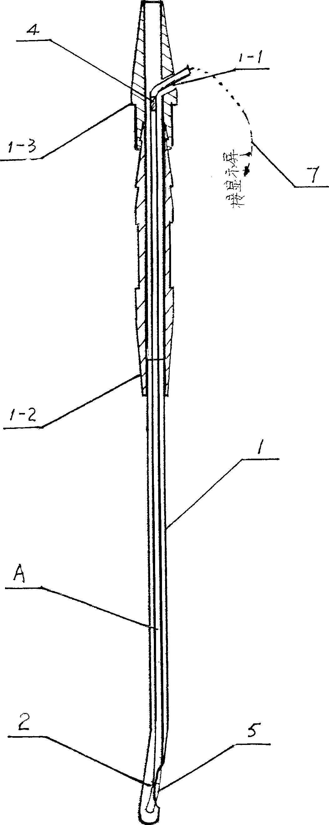 Disposable uterine cavity and vagina visual combination probe