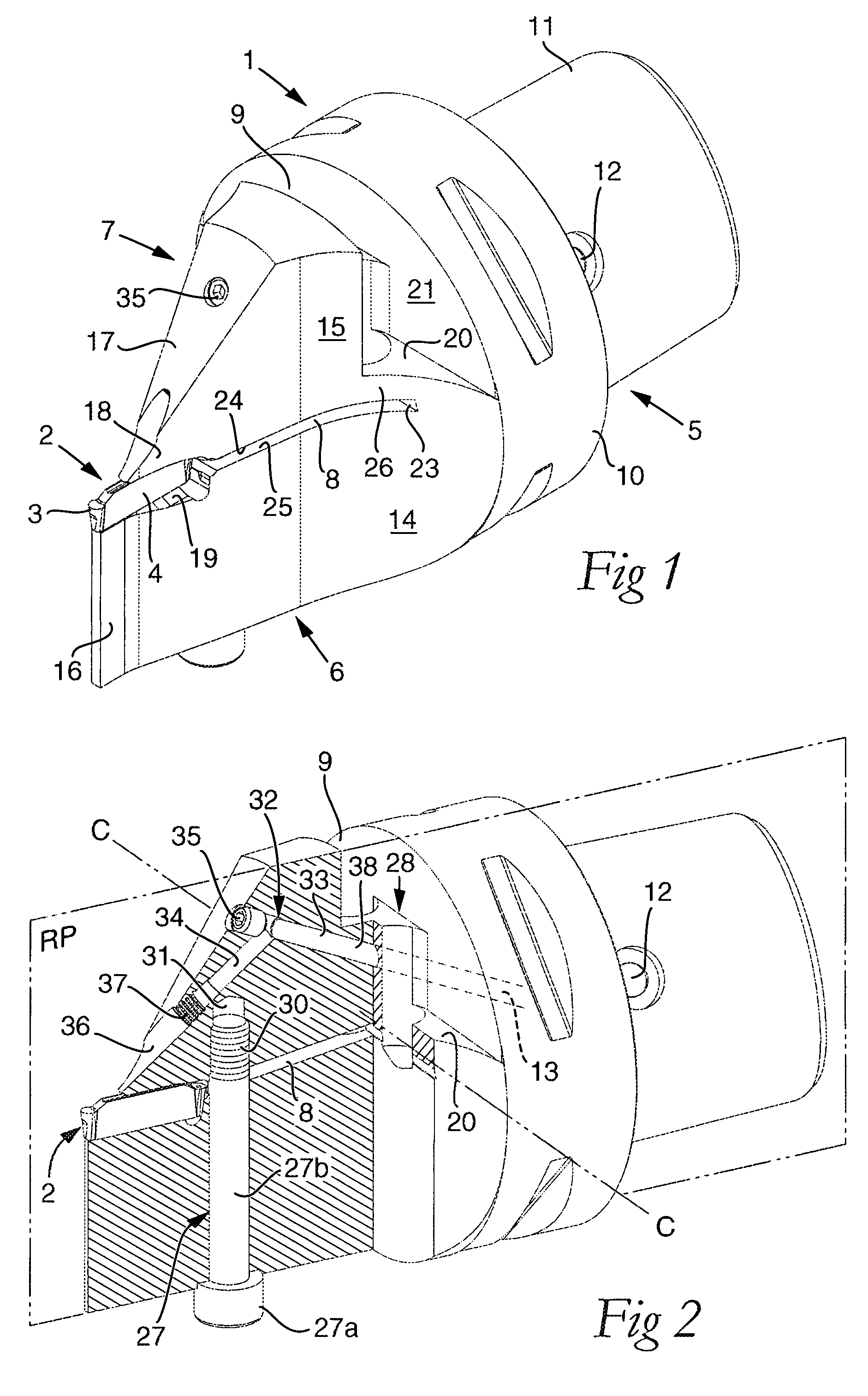 Tool for chip removing machining and a basic body therefor