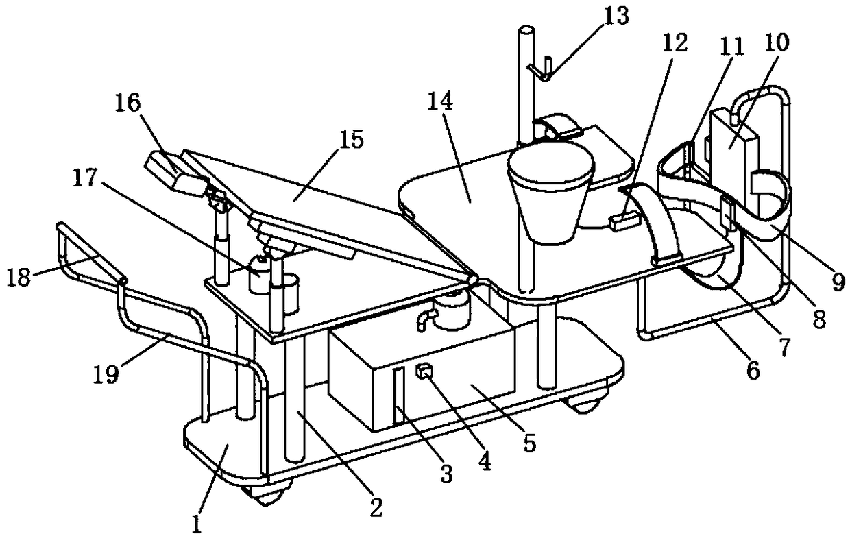 Cold compressing device for obstetrics and gynecology care