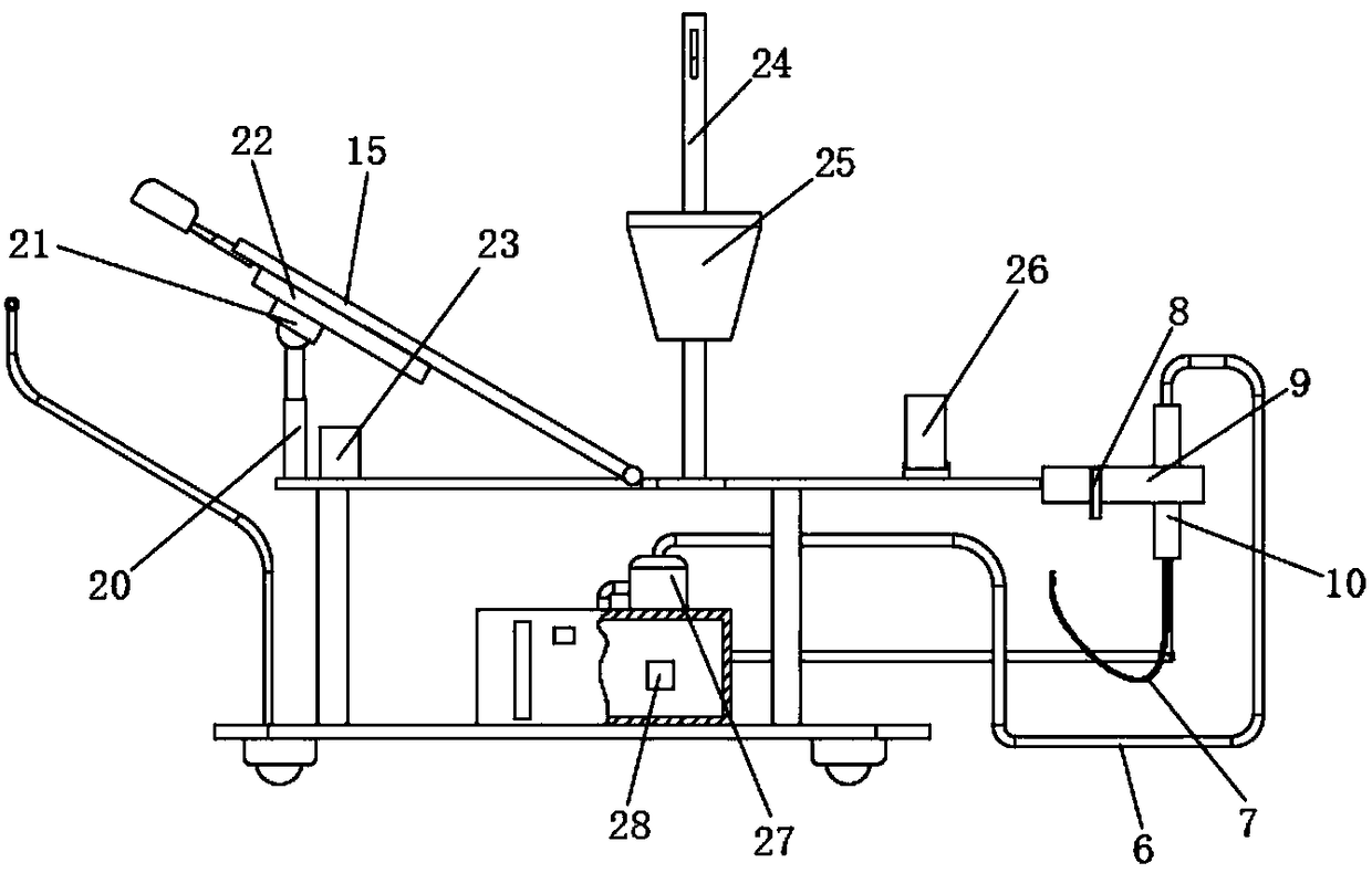 Cold compressing device for obstetrics and gynecology care