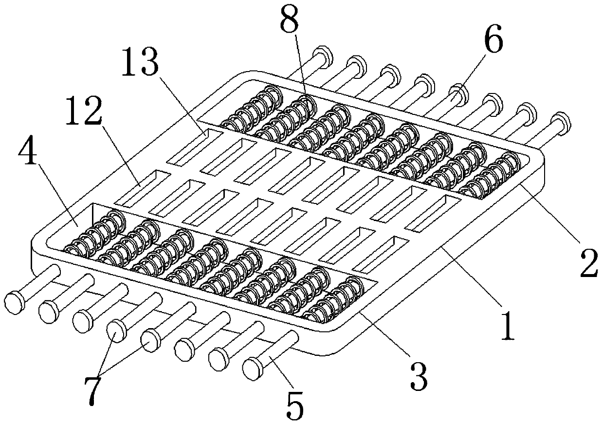 Convenient-to-watch placing mechanism for colorimetric tube for drug detection